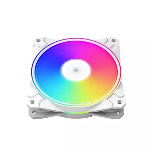 DEEPCOOL CF120 PLUS WHITE 120MM PWM ARGB CABINET FAN TRIPLE PACK-gallery-1