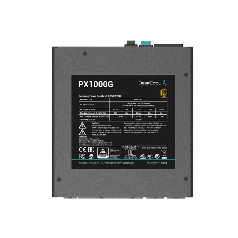 DEEPCOOL PX1000G 1000W ATX 3.0 80 PLUS GOLD POWER SUPPLY-gallery-4