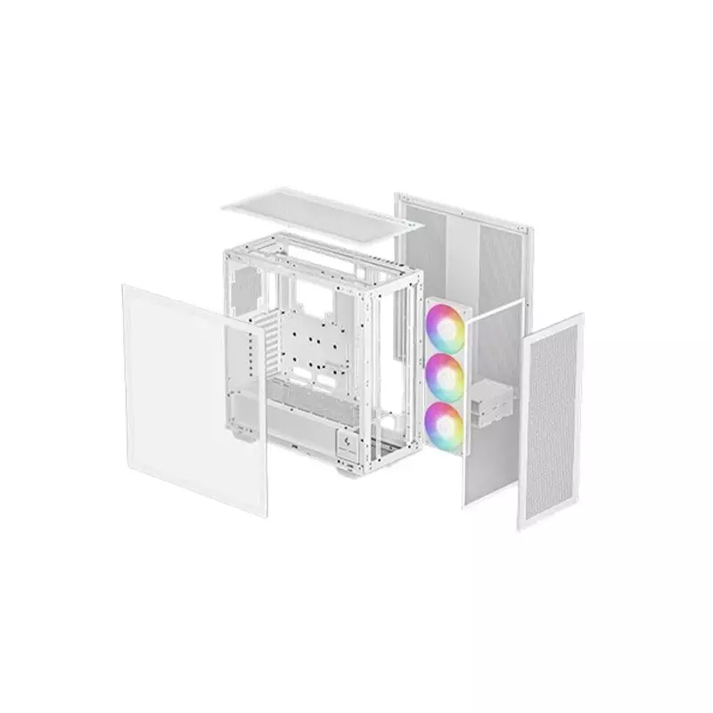 DeepCool Morpheus WH ATX+ Modular Airflow Gaming case (White)-gallery-1