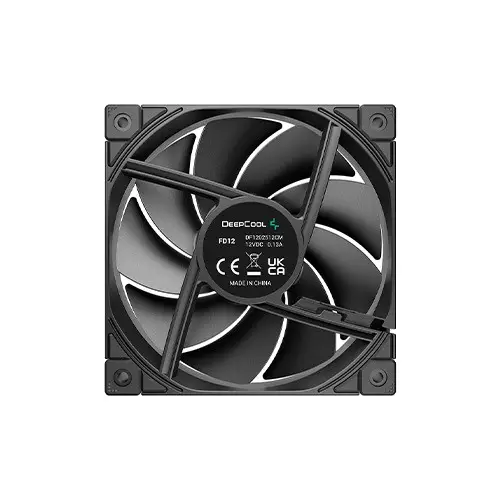 Deepcool FD12 120mm Casing Cooling Fan (Black)-gallery-3
