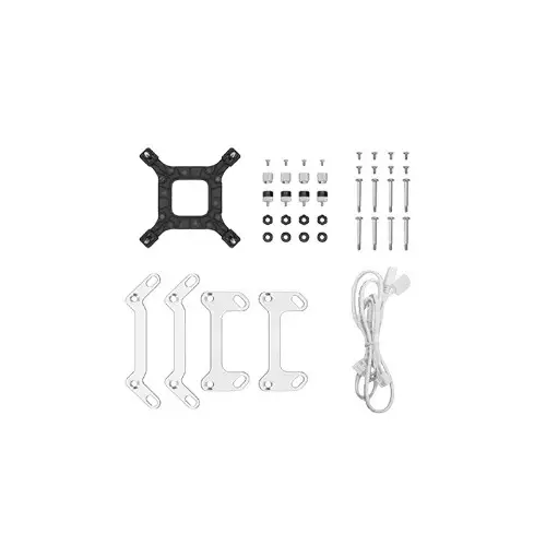 Deepcool LT240 WH ARGB 120mm All in One White Liquid CPU Cooler-gallery-4
