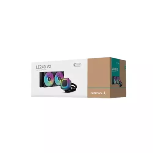 DeepCool LE240 V2 240mm RGB Liquid CPU Cooler Black-gallery-5