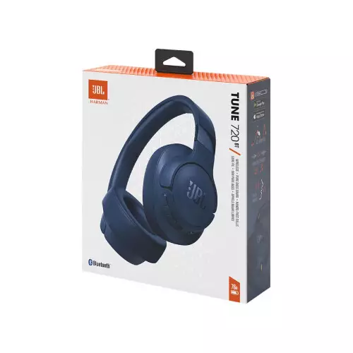 JBL Tune 720BT Wireless Over Ear Headphones (Blue)-gallery-1