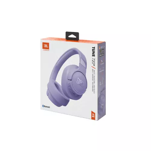 JBL Tune 720BT Wireless Over Ear Headphones (Purple)-gallery-1