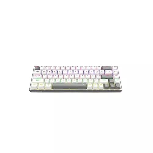 Redragon K705 PRO Tri-Mode rainbow mechanical Gaming keyboard (White Gray)-gallery-1