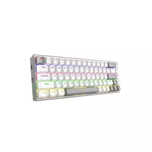 Redragon K705 PRO Tri-Mode rainbow mechanical Gaming keyboard (White Gray)-gallery-2