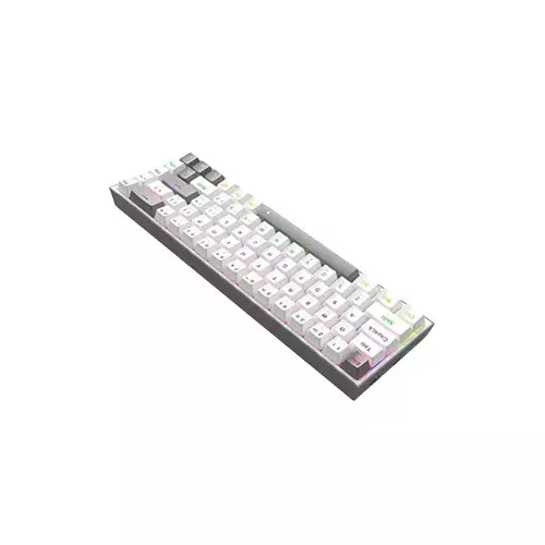 Redragon K705 PRO Tri-Mode rainbow mechanical Gaming keyboard (White Gray)-gallery-4