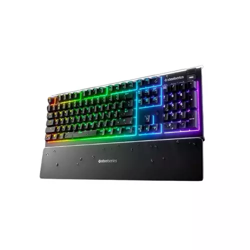 SteelSeries Apex 3 RGB Water Resistant Whisper Quiet Keyboard-gallery-1