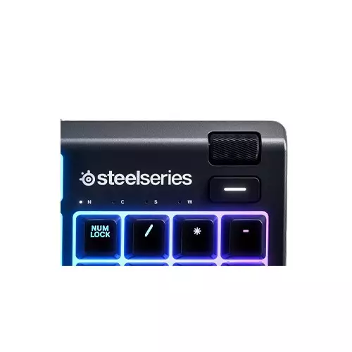 SteelSeries Apex 3 RGB Water Resistant Whisper Quiet Keyboard-gallery-2