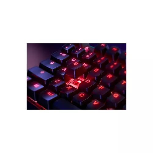 SteelSeries Apex 7 TKL Compact RGB Backlit Red Switch USB Passthrough and Media Controls Linear and Quiet Mechanical Gaming Keyboard with OLED Smart Display-gallery-4