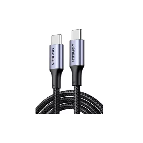 UGREEN L502 100W 1M Braided Fast Charging Type-C to Type-C Cable (Space Gray)