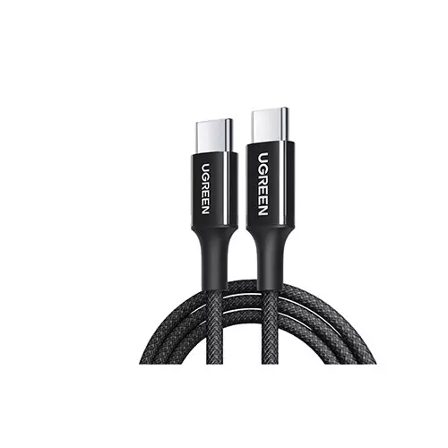 UGREEN L502 100W 1M Braided Fast Charging Type-C to Type-C Cable (Black)