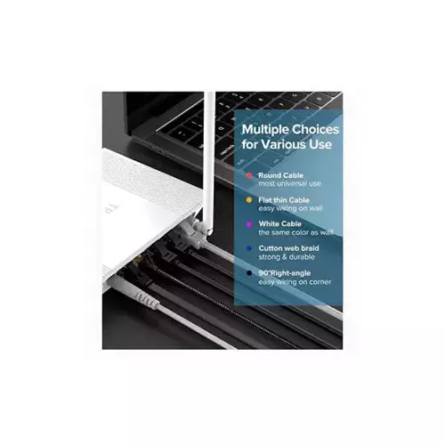 UGREEN NW101 Cat 6 U/UTP Ethernet Cable - 5M-gallery-1