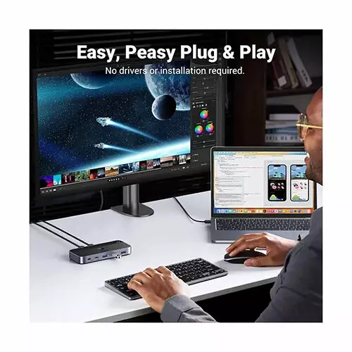 UGREEN CM662 (15705) 2 in 4 USB 3.0 Sharing Switch with Remote-gallery-3