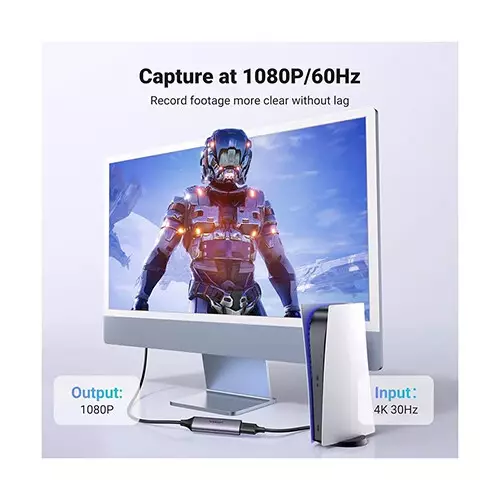 Ugreen CM716 (25854) Type-C & USB Male to HDMI Female Video Capture Card-gallery-2