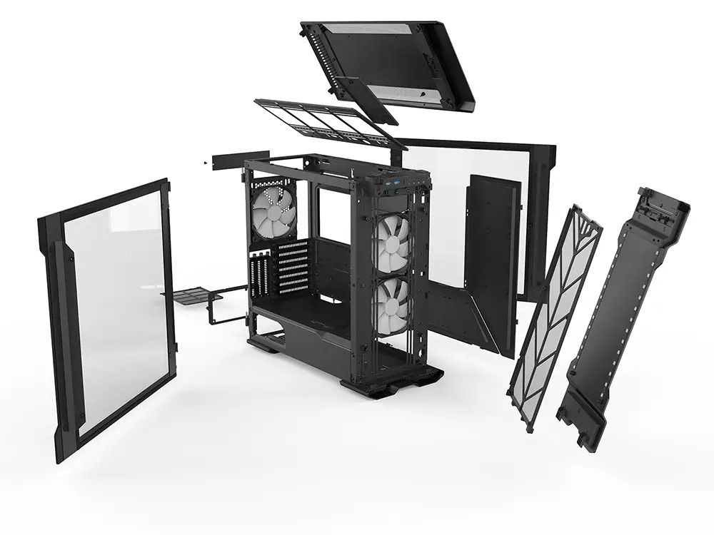Phanteks Enthoo Evolv X Tempered Glass Window ATX Casing (Black)-gallery-1