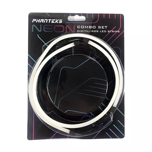 Phanteks NEON Combo Set DRGB 2X 400mm Smooth LED Lighting Strips-gallery-2