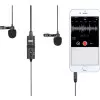 Boya BY-M1DM Dual Omni-directional Lavalier Microphone-gallery-1