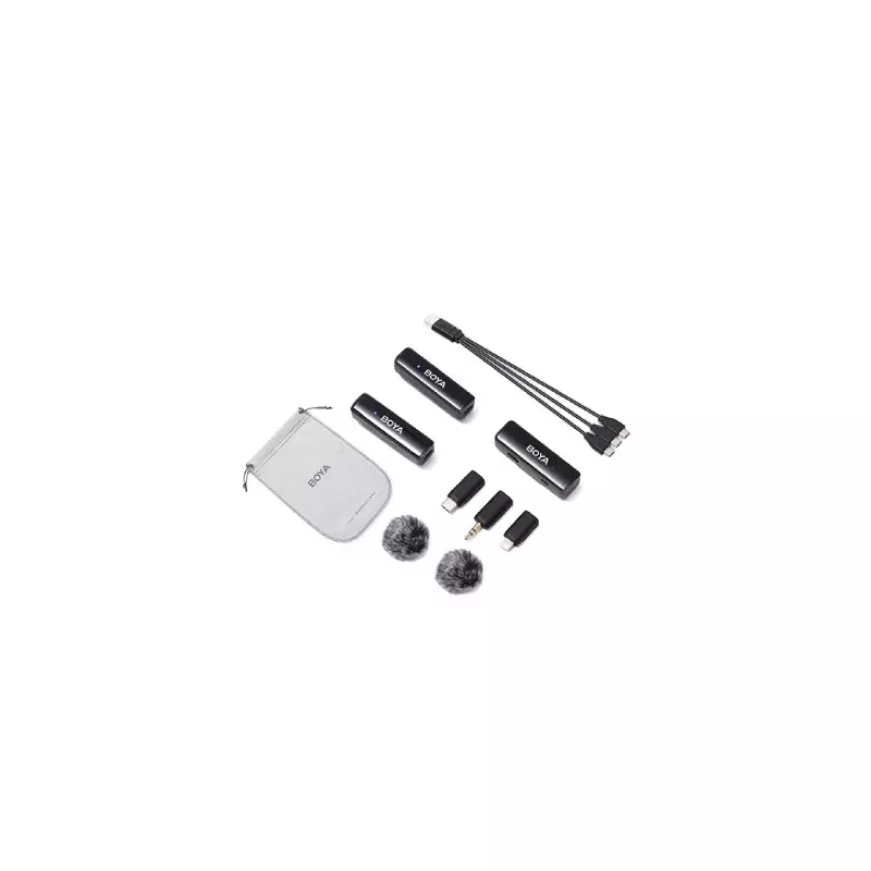 Boya BOYALINK A2 All-In-One Mini 2.4GHz Wireless Microphone-gallery-2