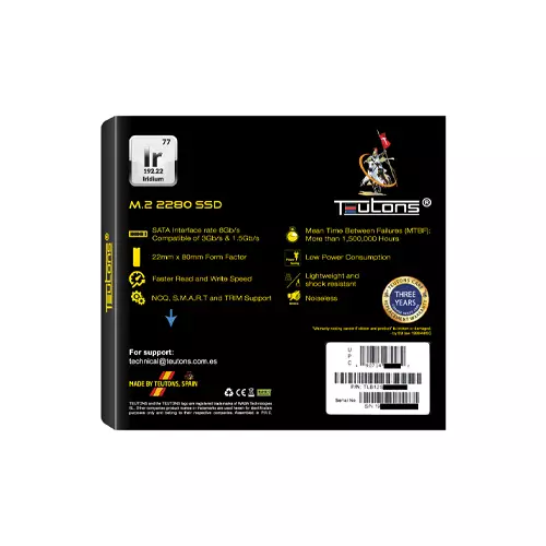 TEUTONS IRIDIUM 2280 512GB M.2 SSD-gallery-1