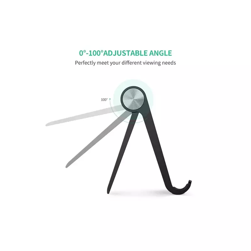 UGREEN LP106 STYLISH BLACK COLOR ADJUSTABLE PHONE STAND-gallery-1