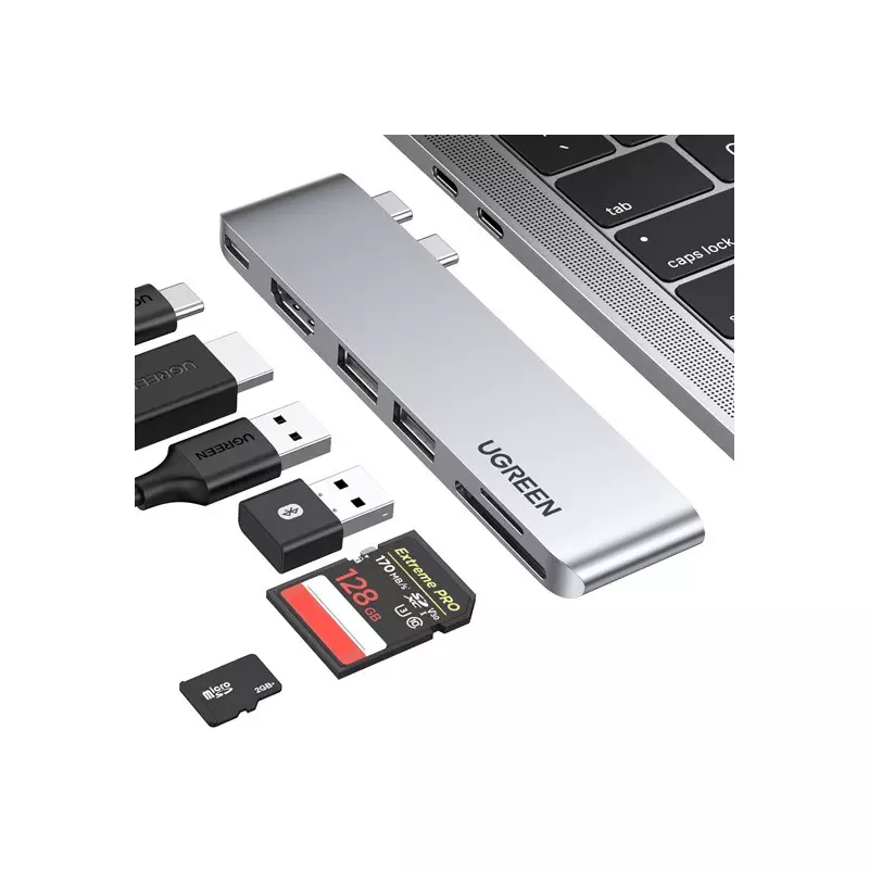 UGREEN CM380 6-IN-2 TYPE-C HUB FOR MACBOOK PRO-gallery-1