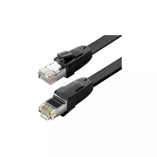 Ugreen NW134 Cat-8 3 Meter Flat Patch Cord Black Network Cable