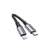 UGREEN US304 1M USB-C to Lightning Charging Black Data Cable-gallery-1