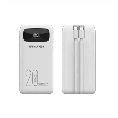 Awei P169K 20000mAh 22.5W Power Bank With Cable-gallery-1