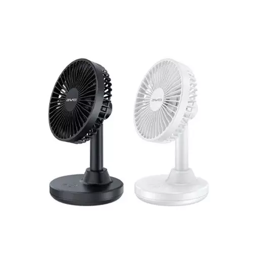Awei F29 Mini Desktop Oscillating Rechargeable Fan-gallery-3