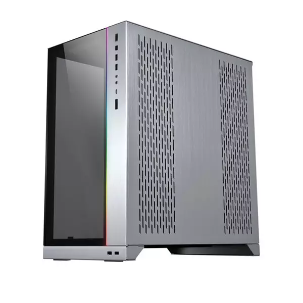 LIAN LI O11 Dynamic XL ROG Tempered Glass Full Tower Gaming Case - Silver-gallery-4
