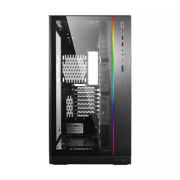 LIAN LI O11 Dynamic XL ROG Tempered Glass Full Tower Gaming Case - Black-gallery-1