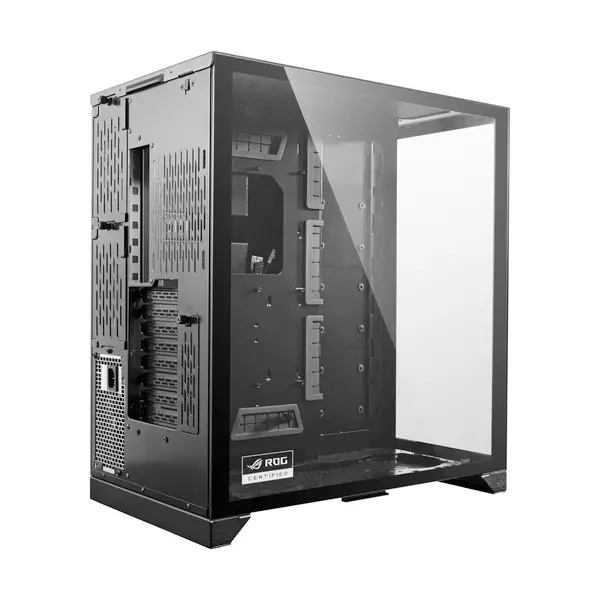 LIAN LI O11 Dynamic XL ROG Tempered Glass Full Tower Gaming Case - Black-gallery-2