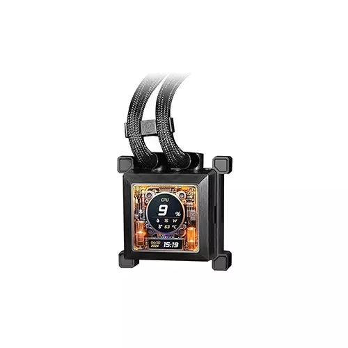 Lian Li HydroShift LCD 360R ARGB LCD Display AIO Liquid CPU Cooler (Black)-gallery-2