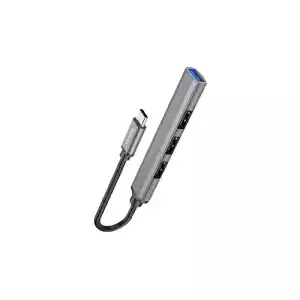 Hoco HB26 4 in 1 Type-C To USB Mini Adapter Hub
