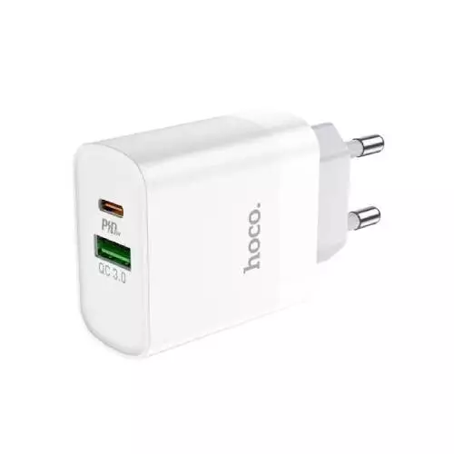 Hoco C80A 20W Dual Port Charger Adapter-gallery-2