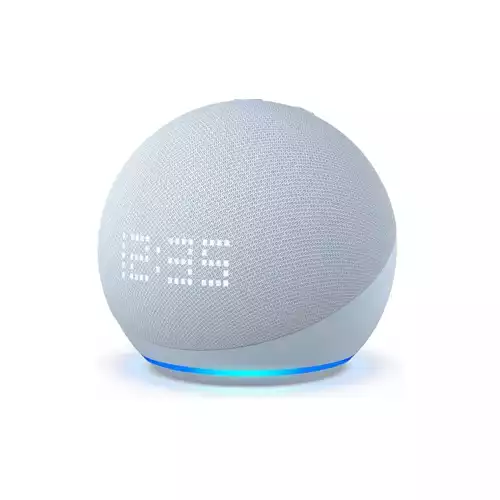 Amazon Echo Dot 5th Gen Clock and Alexa Smart Speaker