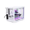 AIGO DARKFLASH C305 TEMPERED GLASS ATX GAMING CASE (White)-gallery-1