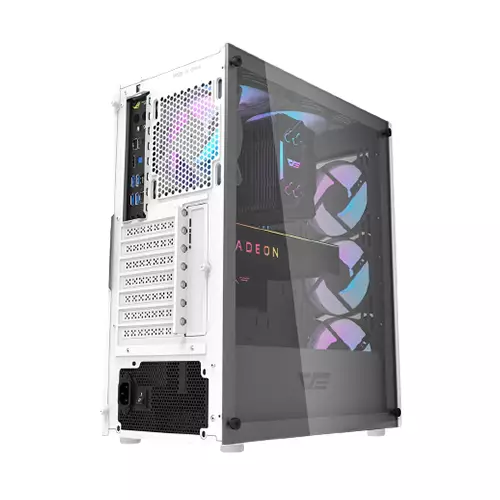 Aigo DarkFlash DK352 PLUS Tempered Glass ATX Case (WHITE)-gallery-2