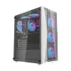 Aigo DarkFlash DK352 PLUS Tempered Glass ATX Case (WHITE)-gallery-1
