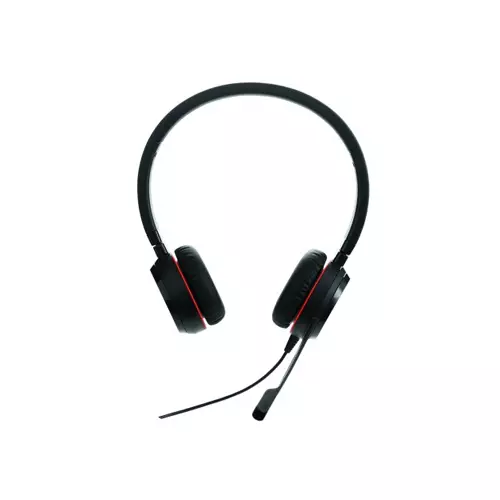 JABRA EVOLVE 40 STEREO DUO DUAL EAR NOISE CANCELING USB HEADPHONE-gallery-1