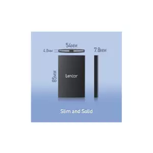 Lexar SL500 2TB Portable SSD - Black-gallery-1