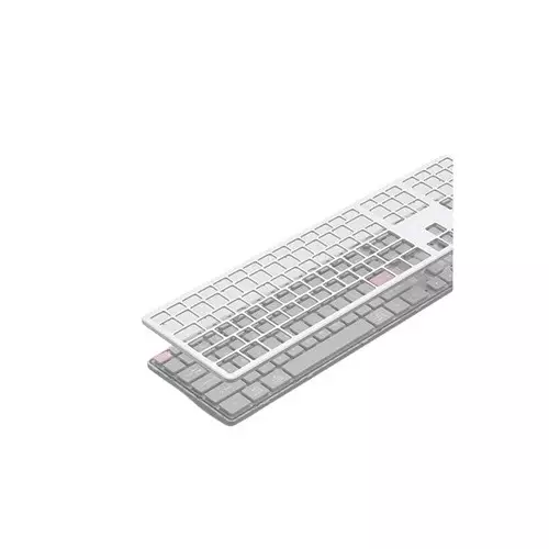 Micropack K-310W 2.4G+Bluetooth Rechargeable Wireless Keyboard (Gray)-gallery-1