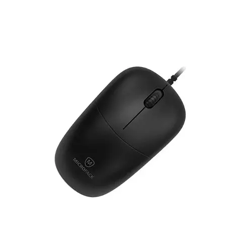 Micropack M-105 Silent Wired Optical Mouse Black-gallery-1