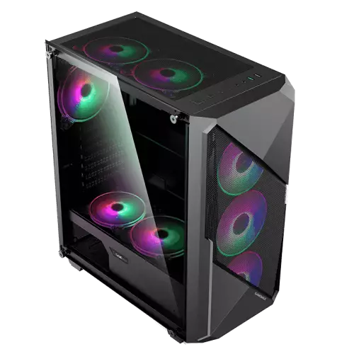 Gamemax Revolt 3606 Tempered Glass ATX ARGB Gaming Case (Black)-gallery-5