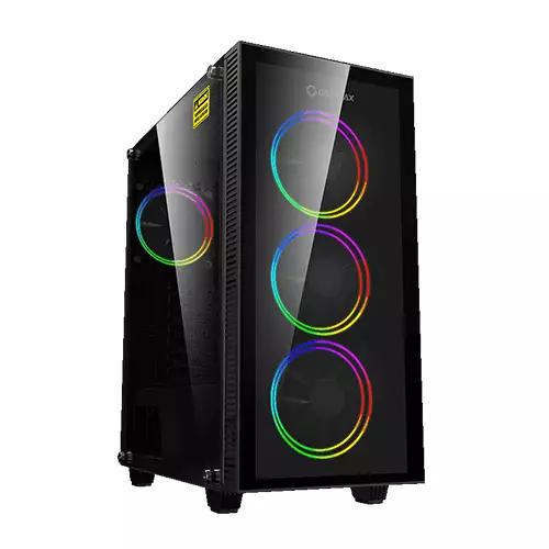 GameMax Draco XD Mid Tower Black ATX Gaming Case-gallery-2