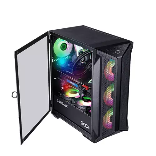 GameMax Brufen C1 Mid Tower Gaming Case black-gallery-3