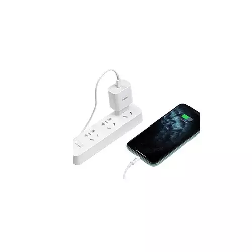 Hoco C76A Speed source PD3.0 EU Type-C output set White Wall charger with cable-gallery-4