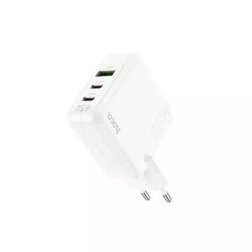 Hoco C115A Type-C & USB 65W Fast Charging Adapter-gallery-1