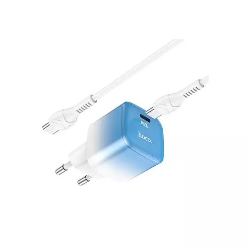 Hoco C101A 20W PD Charger Adapter with Type-C Cable-gallery-2